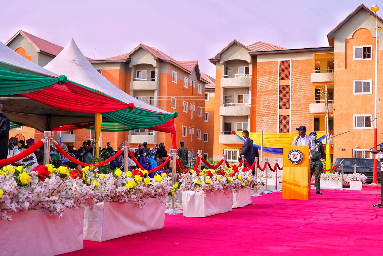 SANWO-OLU COMMISSIONS 744 HOMES IN SANGOTEDO